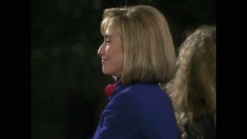 [crowd chanting] Hillary! Hillary! Hillary!