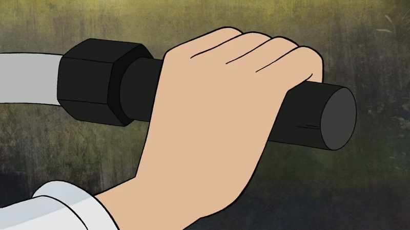 CROWD (chanting): Jenny! Jenny! Jenny! -(engine revving)
