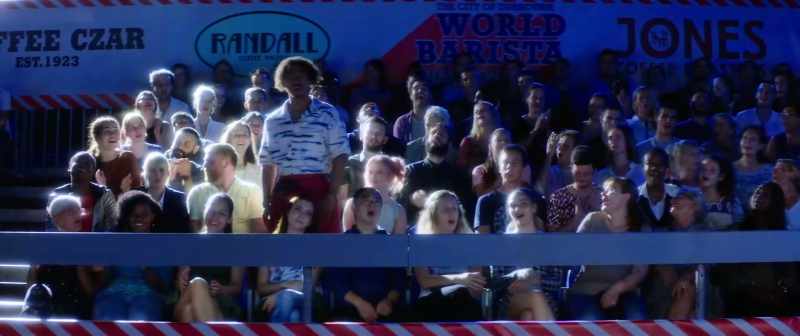 [crowd cheering and applauding]