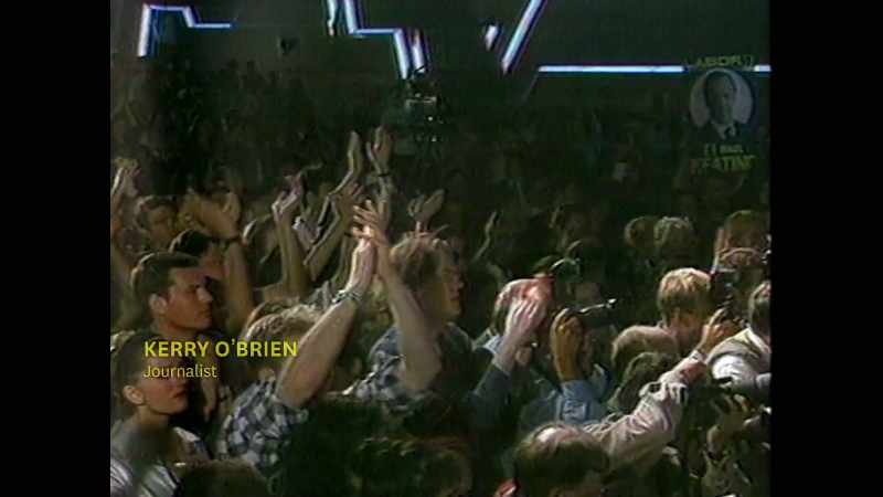 [crowd cheering] -[Kerry] When John Howard
