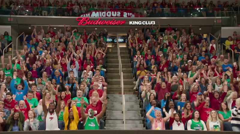 [crowd cheering]