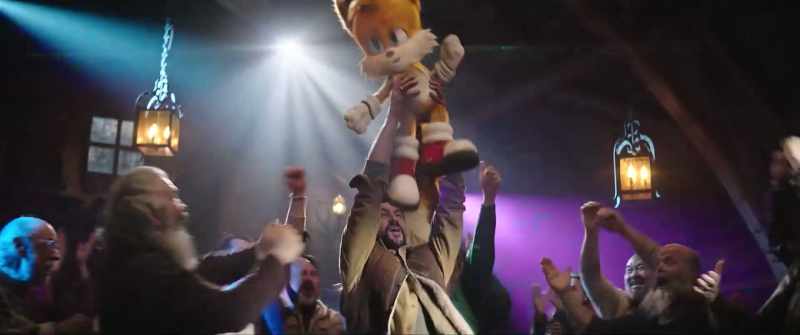 [crowd cheering]