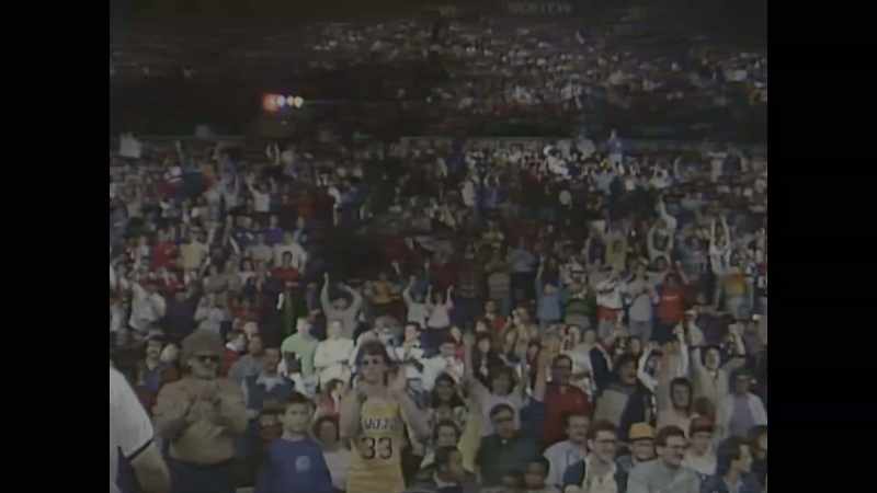 [crowd cheering]