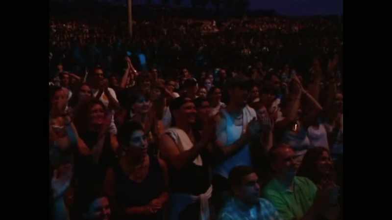 [crowd cheering]