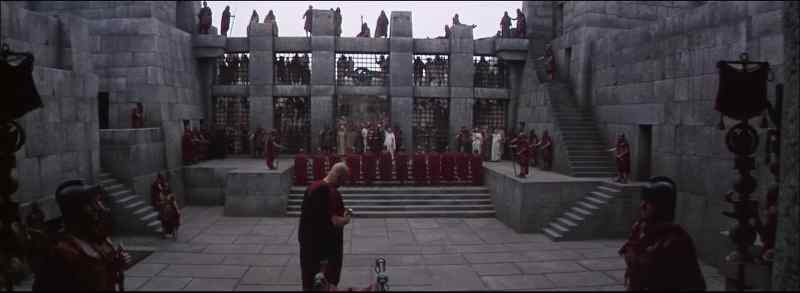 (crowd) Hail, Pilate