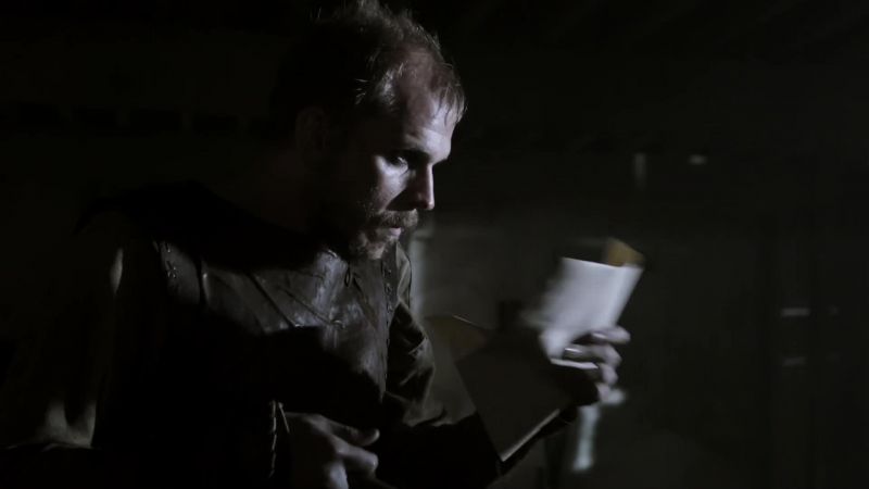 (crumples parchment, testing it)