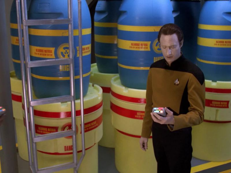 Crusher to sickbay. A plasma-infusion unit to deck nine, section 1 9