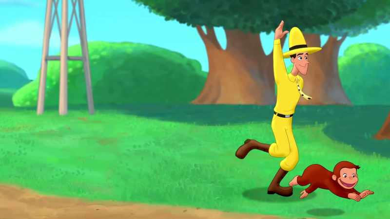 (Curious George chattering)