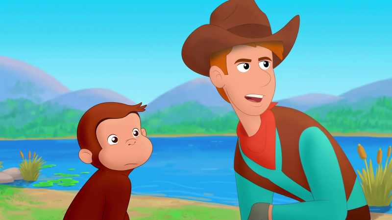 (Curious George chattering)