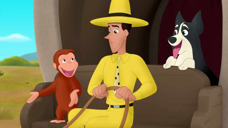 (Curious George chattering)