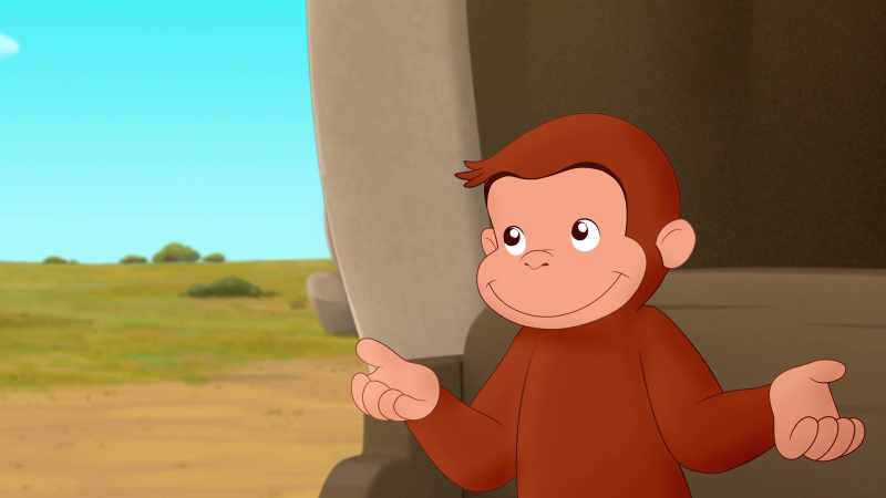 (Curious George chattering)