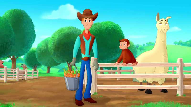 (Curious George chattering)