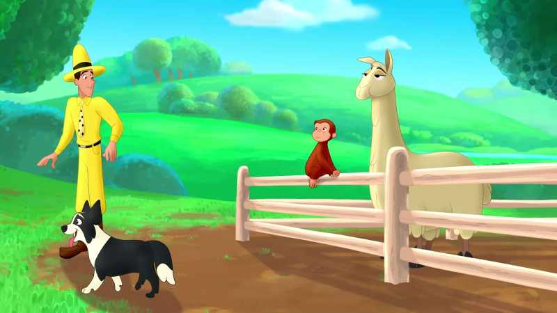 (Curious George chattering)