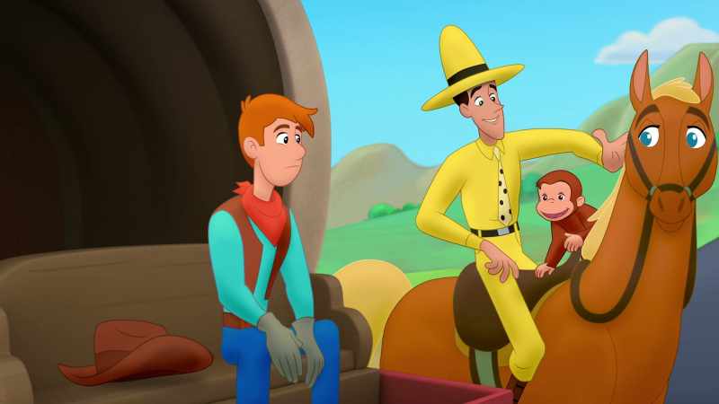 (Curious George chattering)