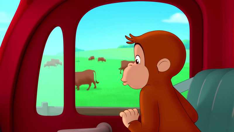 (Curious George chattering)