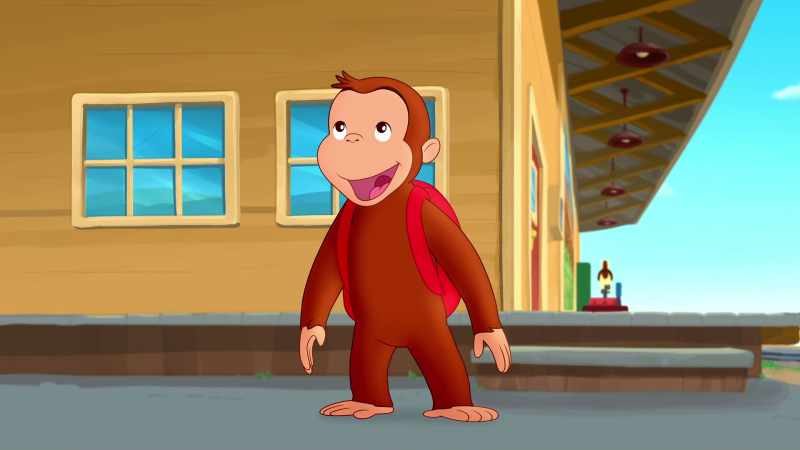 (Curious George chattering)