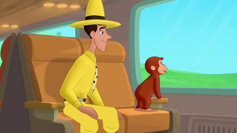 (Curious George chattering)
