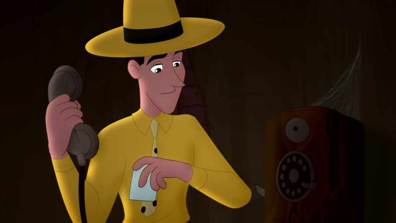 (Curious George chattering)