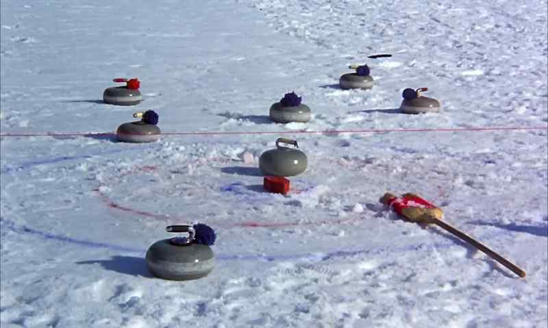 (Curling stone ticks)