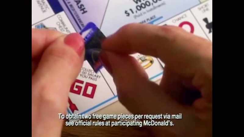 Customers try to match game pieces