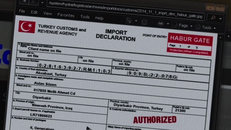 Customs clearance. Six generators. Requested by