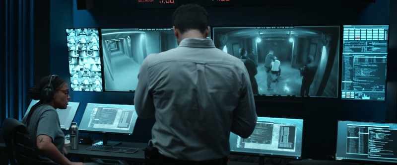 Cut sound and video to the interrogation room