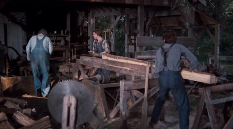 Cut the motor, Jason. Blade's too dull to cut