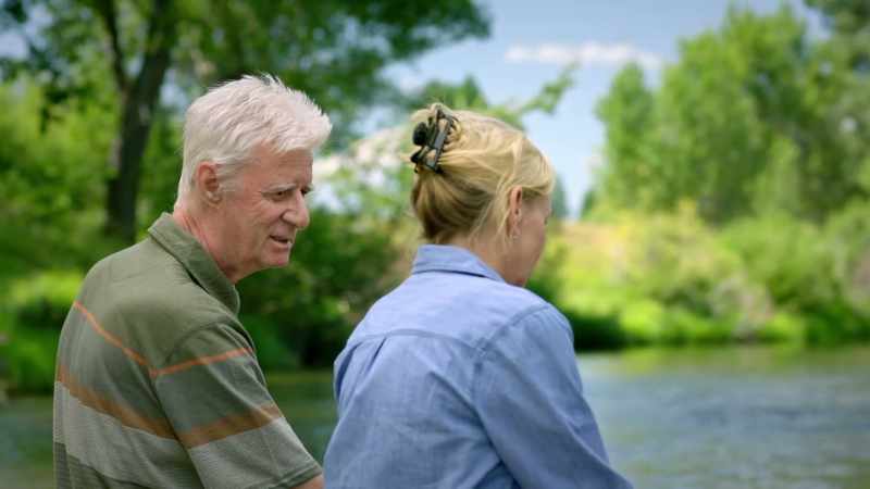 Dad, I'm sure the fish in this river