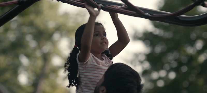 Daddy, do you promise you'll never, ever let go?