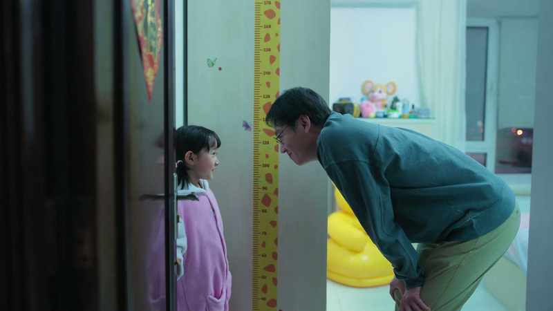 Daddy, one day I'll grow taller than you