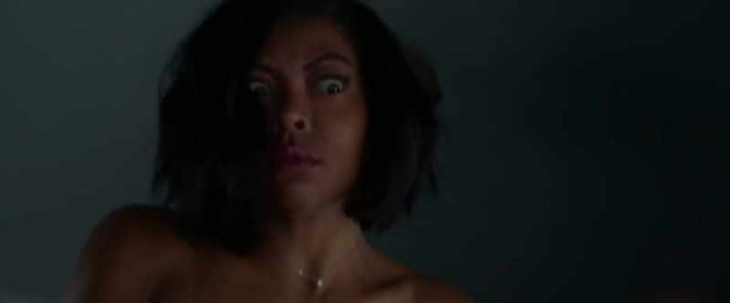 Damn, her eyes opened, but she look crazy as hell
