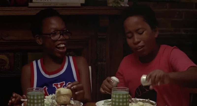 Damn not at the table Put the salt down Wendell before I pull your head off