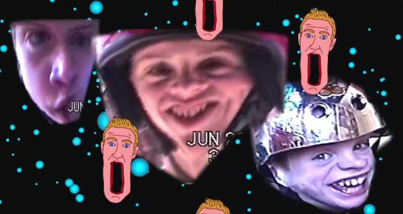 [dance music playing]