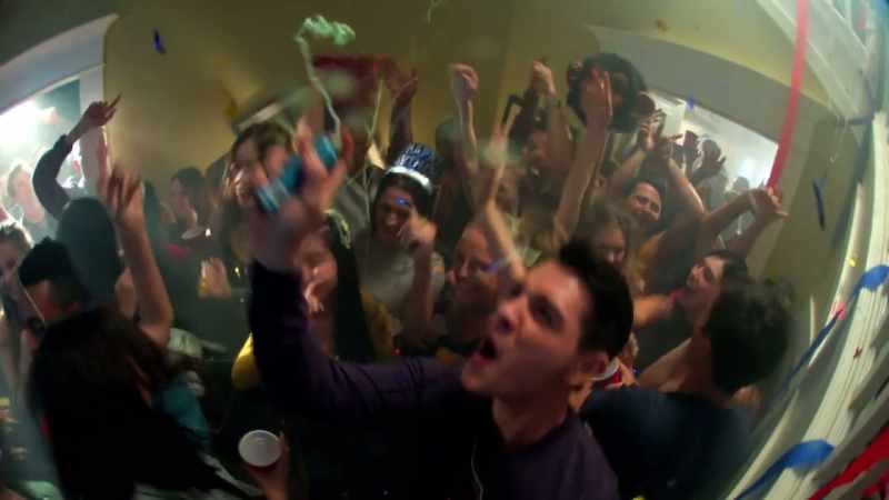 (DANCE MUSIC PLAYING)