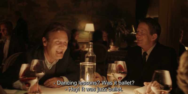 Dancing lessons? Was it ballet? - Hey! It was jazz ballet