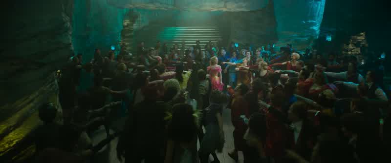 ?? Dancing through life ♪ ♪ Here at the Ozdust ♪ ♪ If only because Dust is what we come to ♪ ♪ And here's a strange thing ♪ ♪ Your life could end up changing ♪ ♪ While you're dancing ♪ ♪ Through