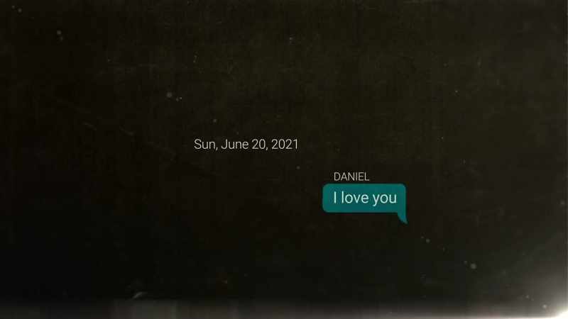 Daniel started texting her things like 