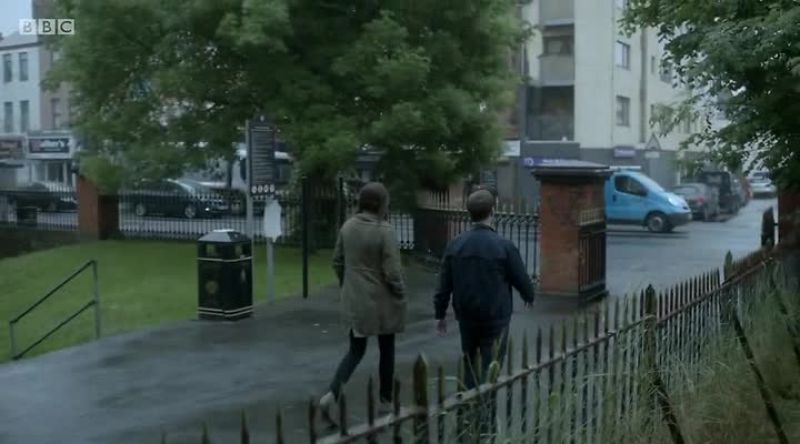 Danny's flat is just over on the next street