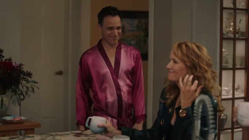 DARBY: Oh my God. Is that my mother's robe?