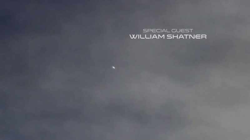 Dark, hovering object above a bridge