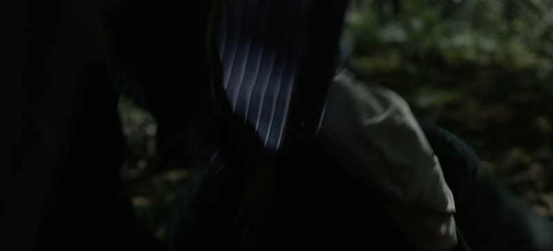 (dark music) (grunting)