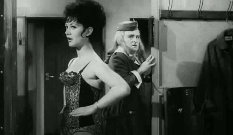 Darling, darling, this thing's killing me. Could you unhook it for me?