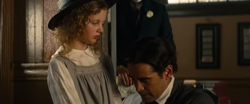 Darling, wait inside for a second