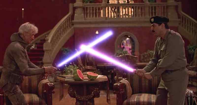 DARTH VADER'S VOICE: I've been waiting for you, O Big One