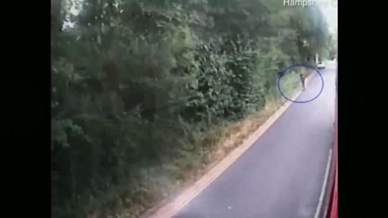 Dashcam footage from vehicles