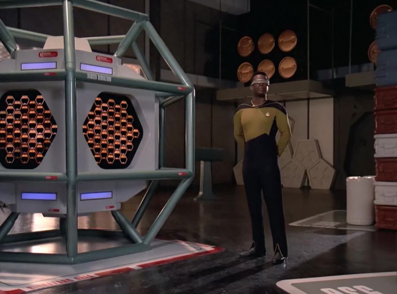 Data, you can lock on to the first group and begin transporting