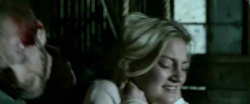 (Daughter whimpering) - (Rope creaking)