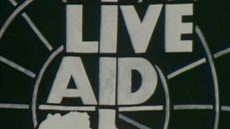 DAVE: Fast forward to the '80s and Live Aid