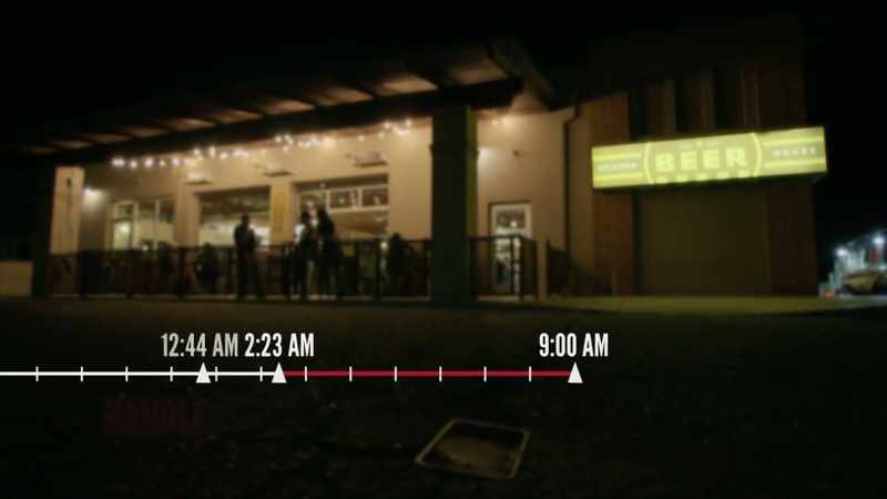 David and Heather arrive at approximately 12:25