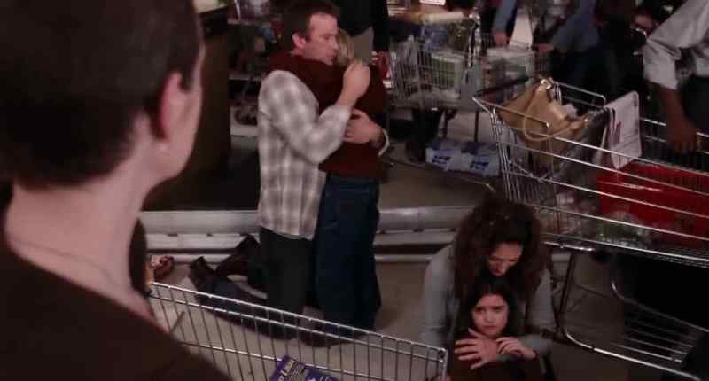 DAVID: (softly) It's okay, buddy. - You?